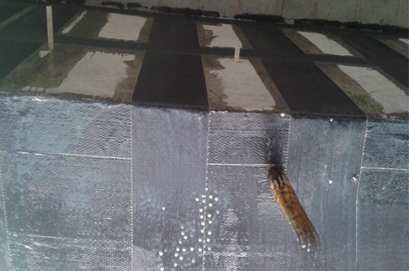 新抚楼板使用碳纤维加固